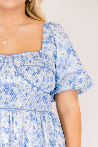 Vestido En Un Parpadeo, Azul