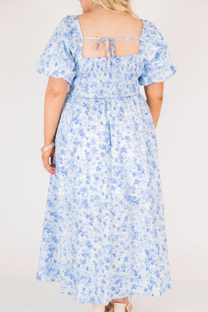 Vestido En Un Parpadeo, Azul
