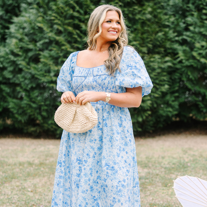 Vestido En Un Parpadeo, Azul