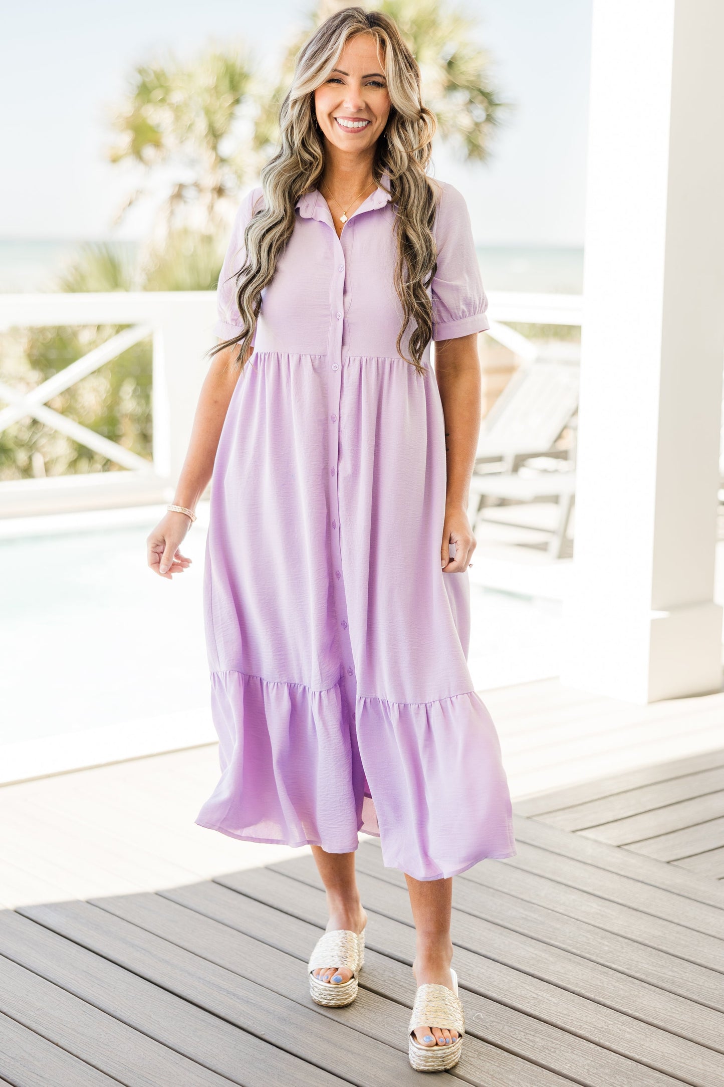 En Tu Lugar Feliz Vestido, Lavanda