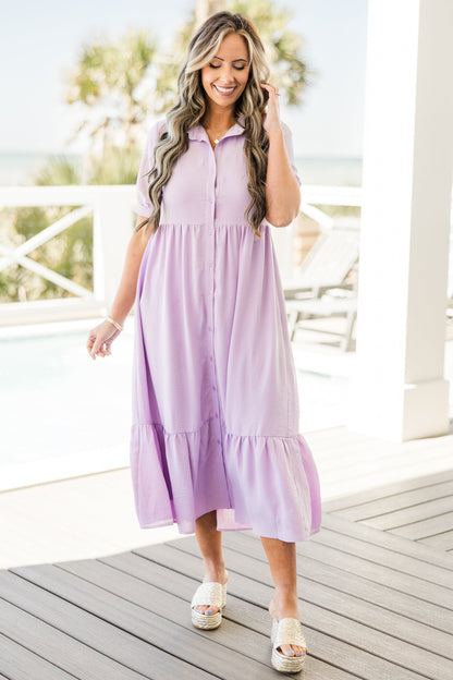 En Tu Lugar Feliz Vestido, Lavanda
