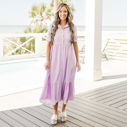 En Tu Lugar Feliz Vestido, Lavanda