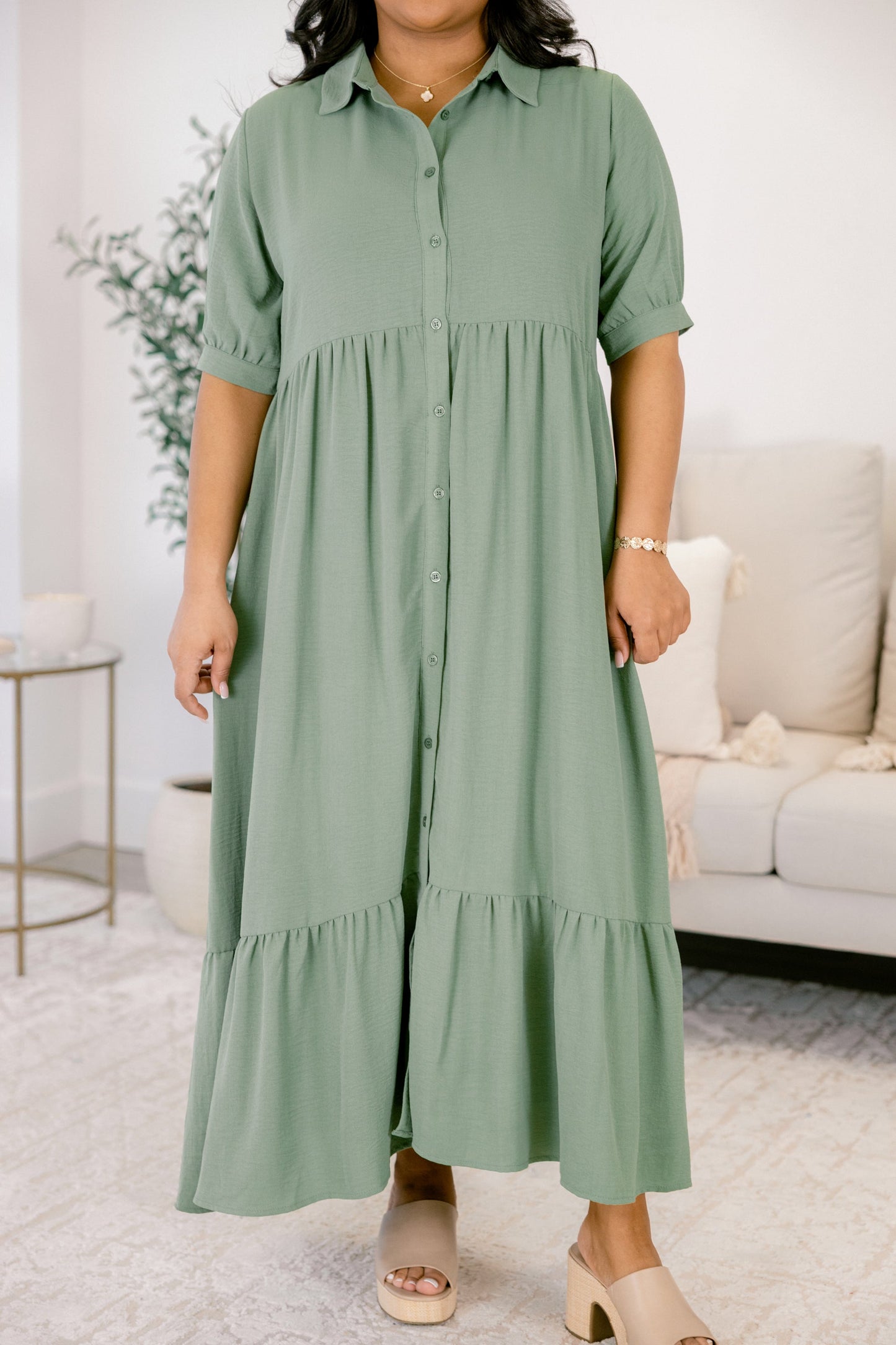 En Tu Lugar Feliz Vestido, Salvia