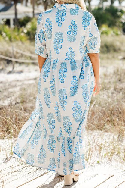 En Tu Lugar Feliz Vestido, Azul Cielo