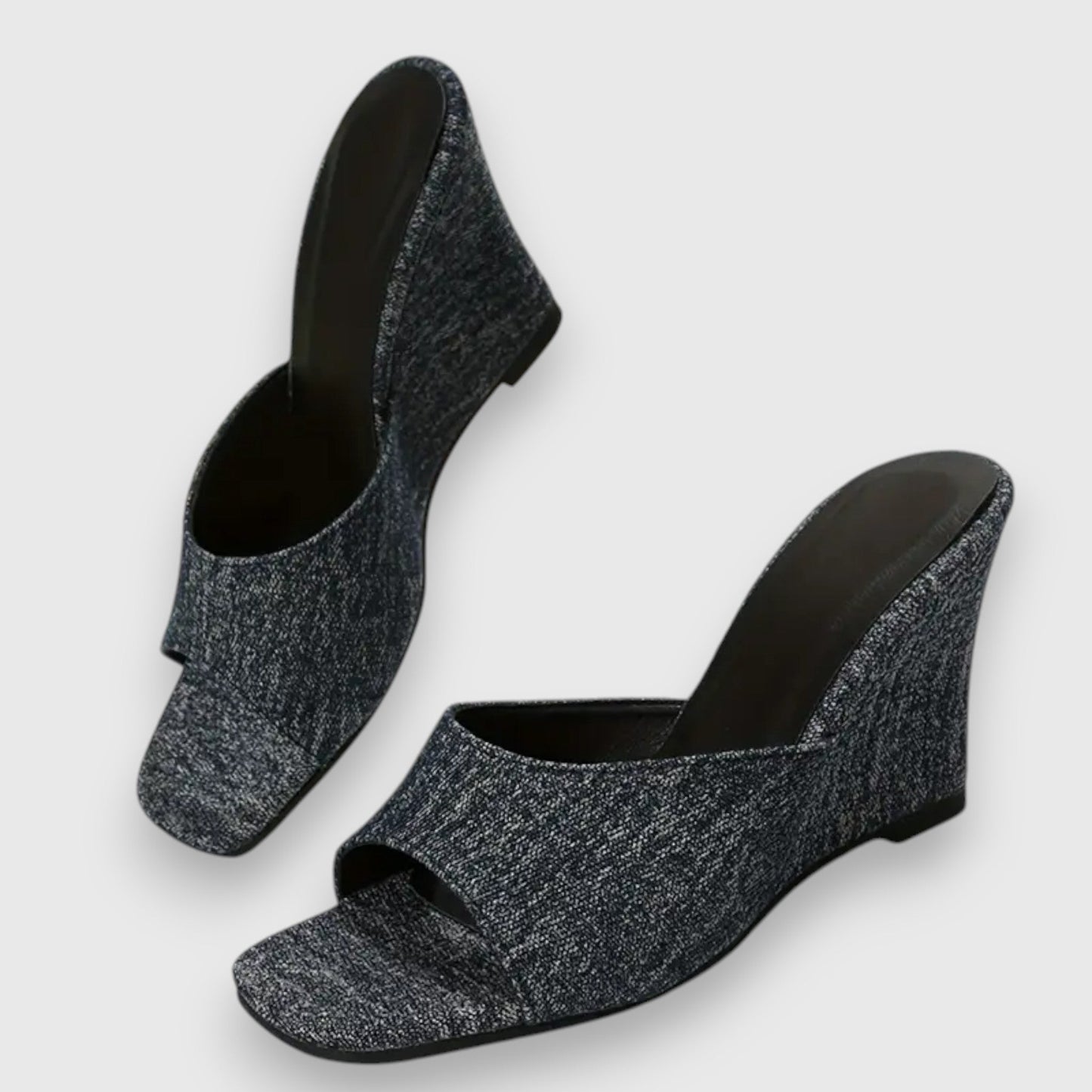 Ximena | Dżinsy Naobcasowe Sandały