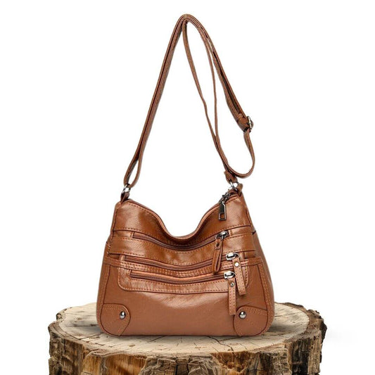 Lison | Bolso Bandolera Multi-Zips Urbano