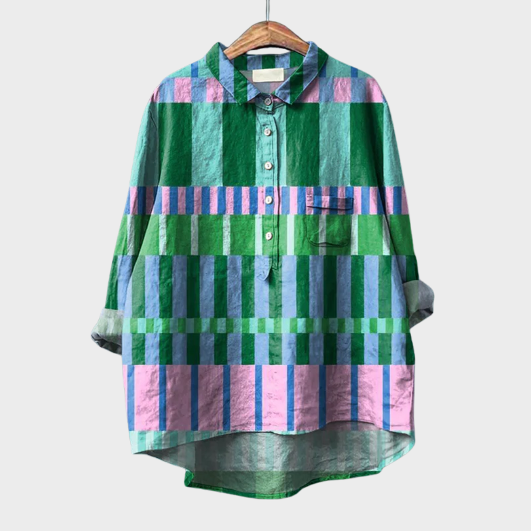 Azélie | Blusa Gráfica Colorida