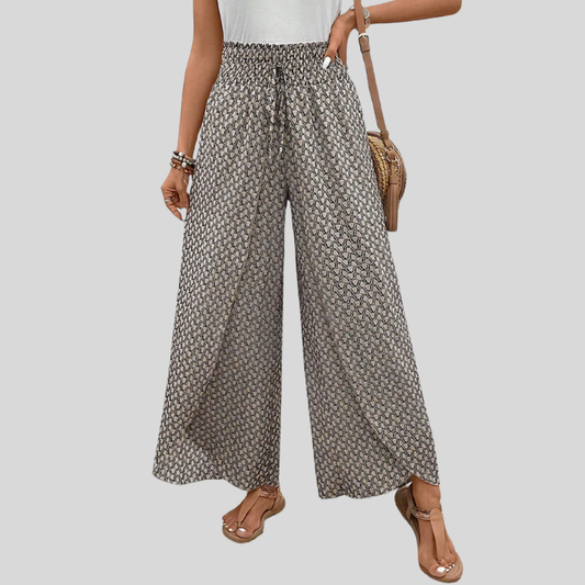 Gabrielle | Pantalón Palazzo Impreso Elegante