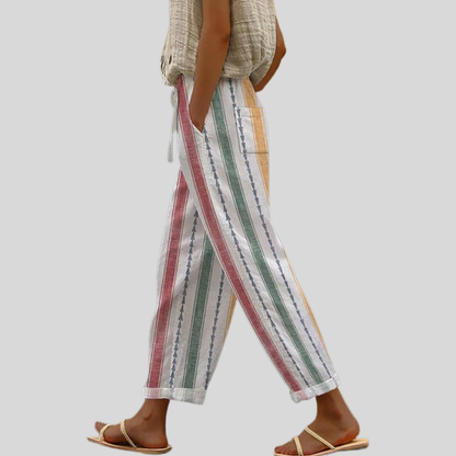 Léonie | Pantalón Rayado Colorido Estival