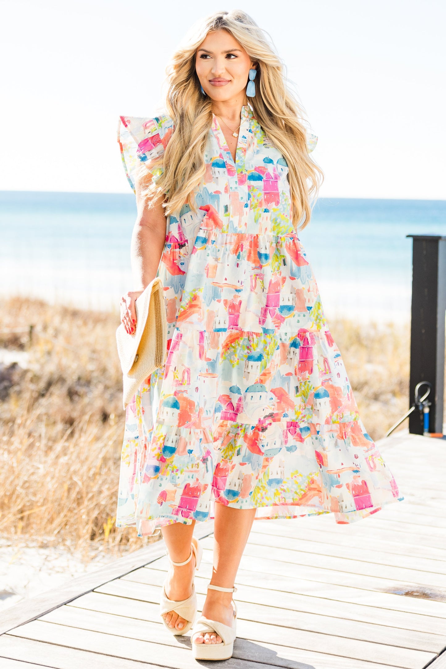Vestido Just Saying Hey, Multicolor