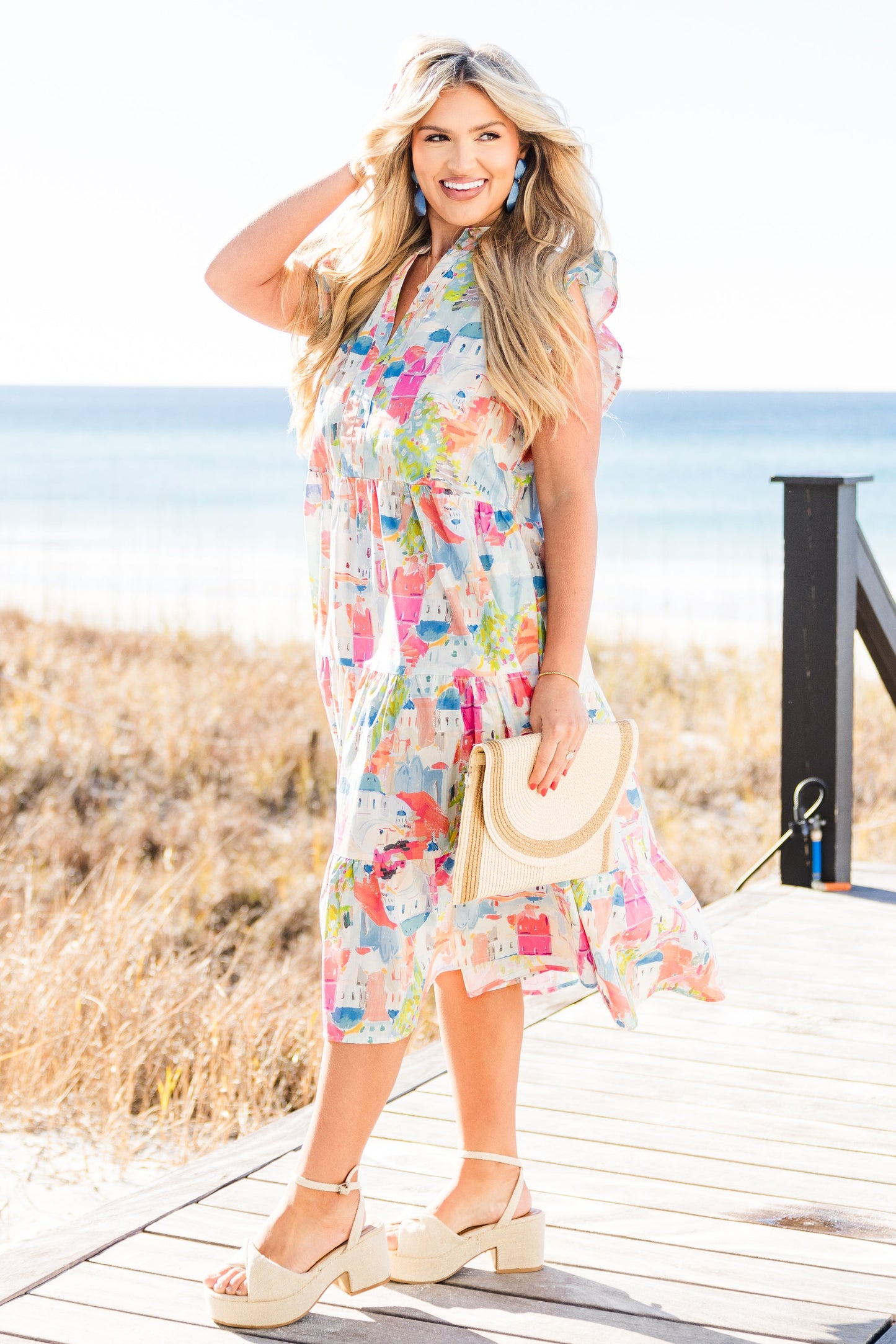 Vestido Just Saying Hey, Multicolor