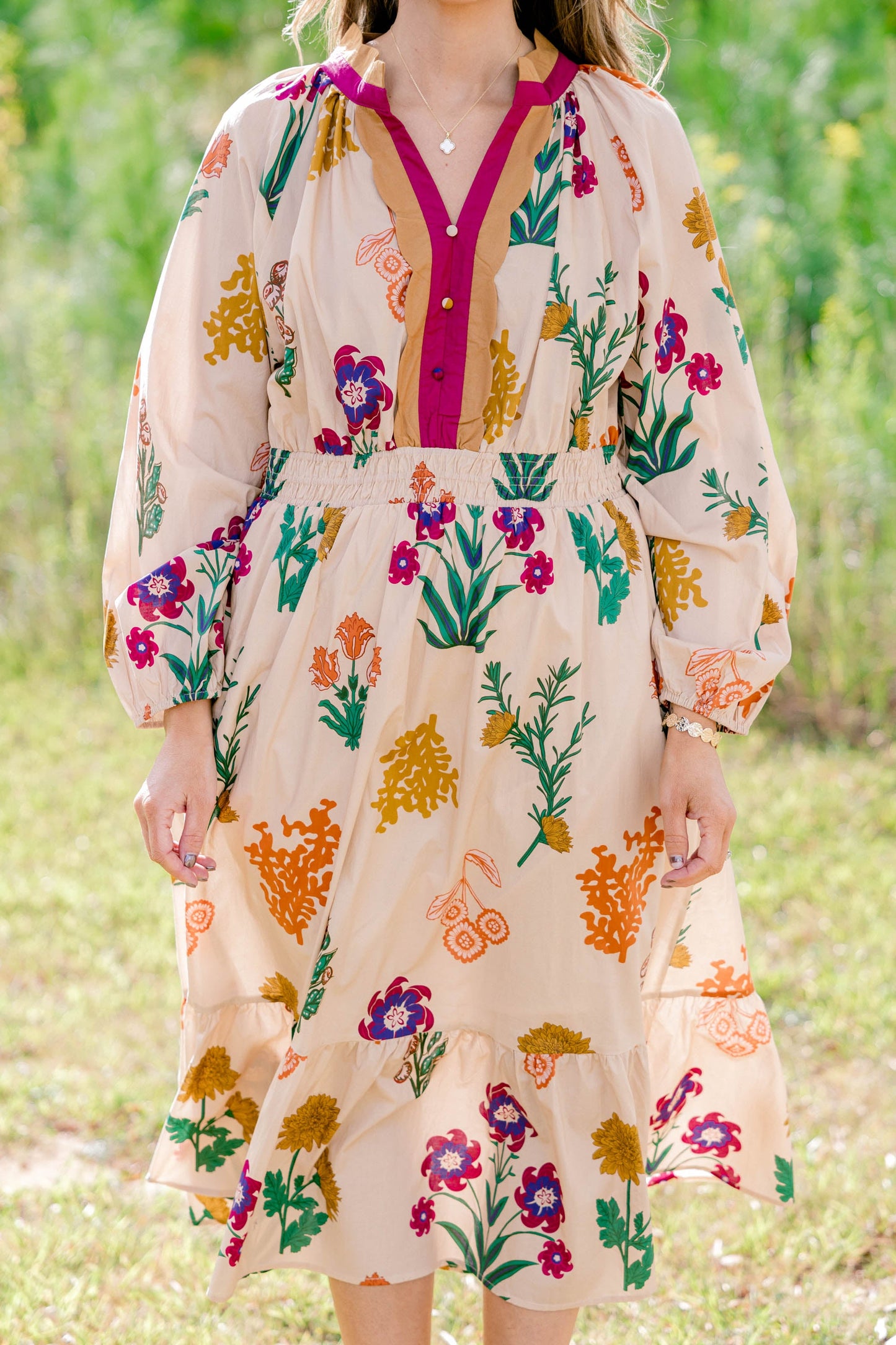 Vestido Just Went With It, Beige