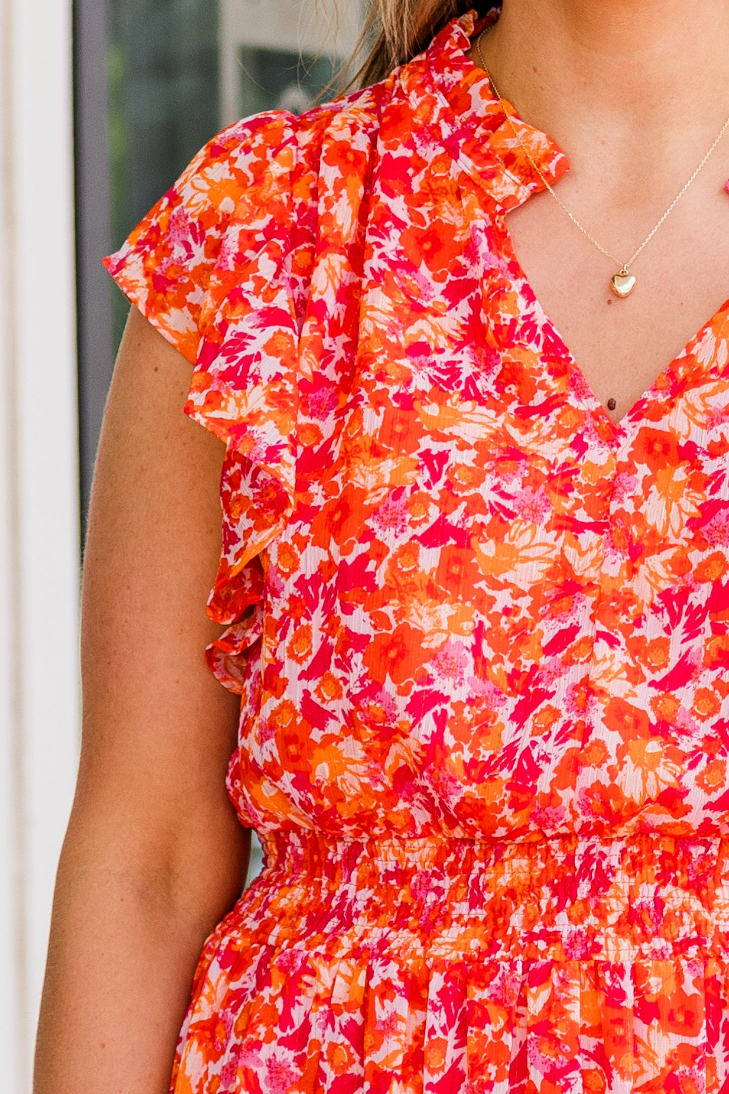 Vestido Keep 'Em Guessing, Mandarina
