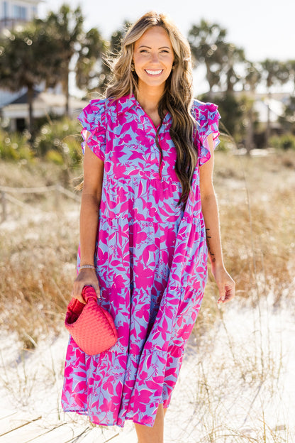 Vestido Midi Kill My Time, Mezcla de Orquídea