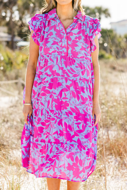Vestido Midi Kill My Time, Mezcla de Orquídea