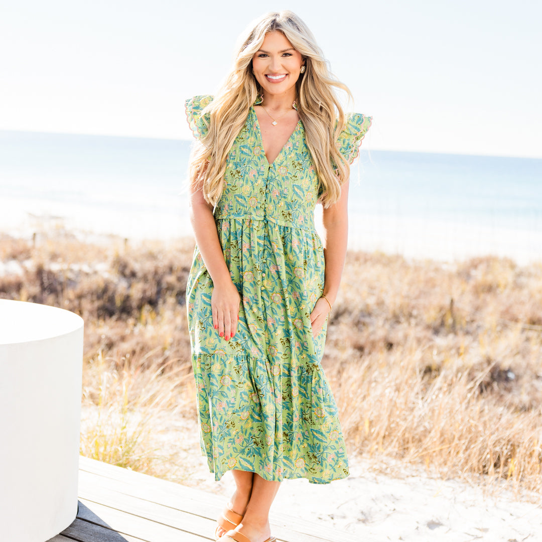 Vestido Aprendiendo a Crecer, Verde