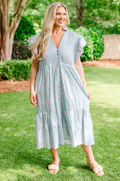 Vestido Aprendiendo a Crecer, Azul Cielo