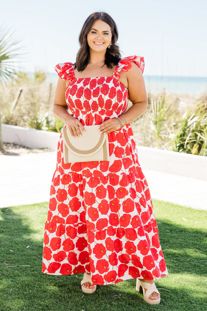 Vestido Let's Catch Up, Rojo