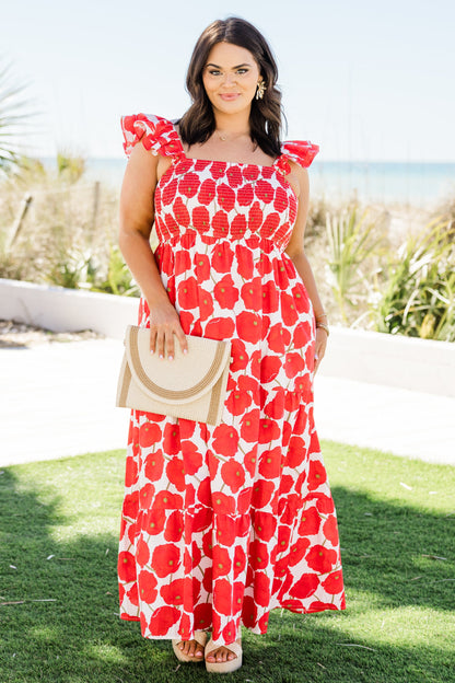 Vestido Let's Catch Up, Rojo