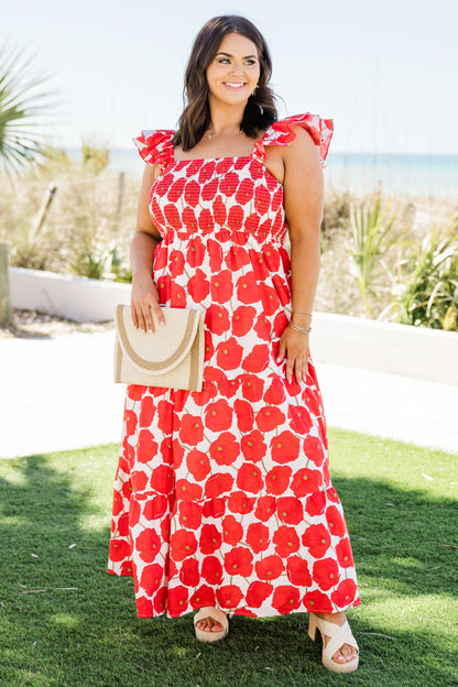 Vestido Let's Catch Up, Rojo