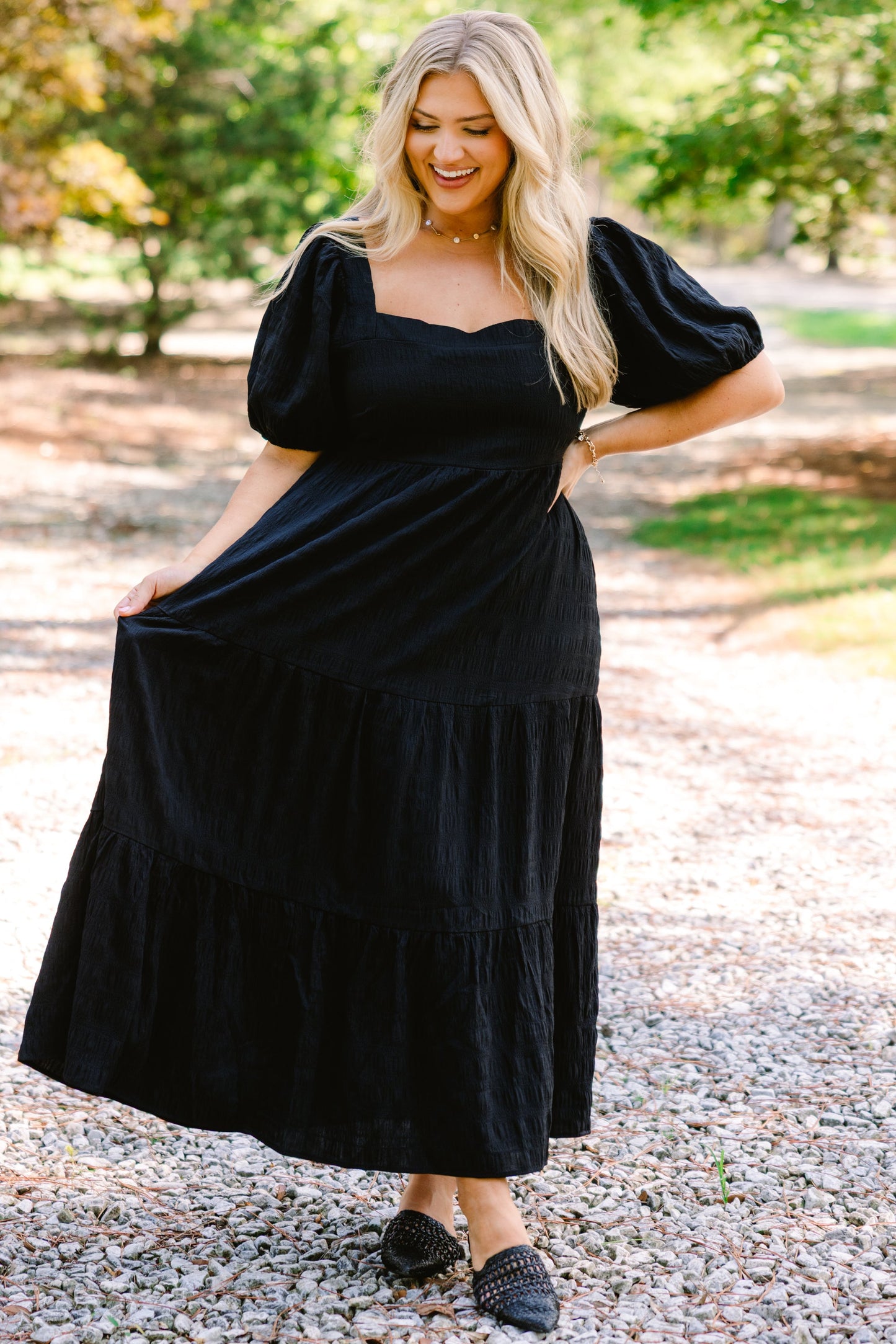Vestido Let's Get Away, Negro