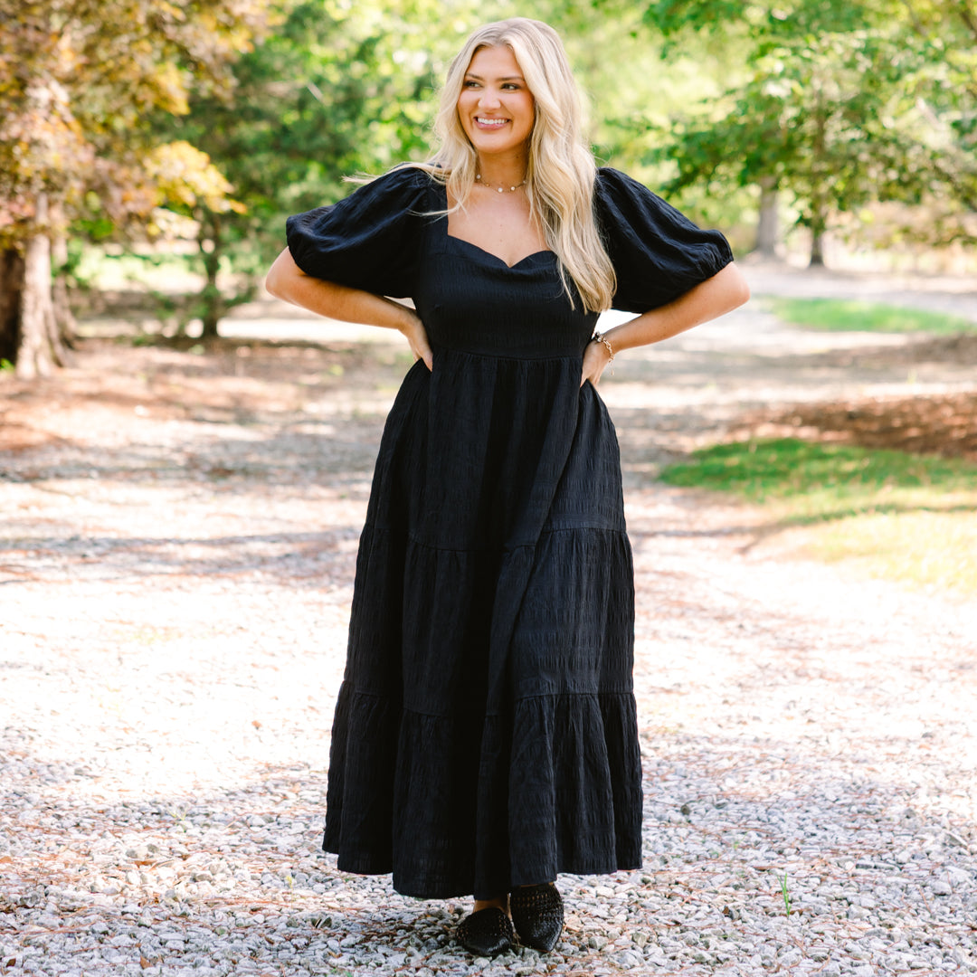 Vestido Let's Get Away, Negro