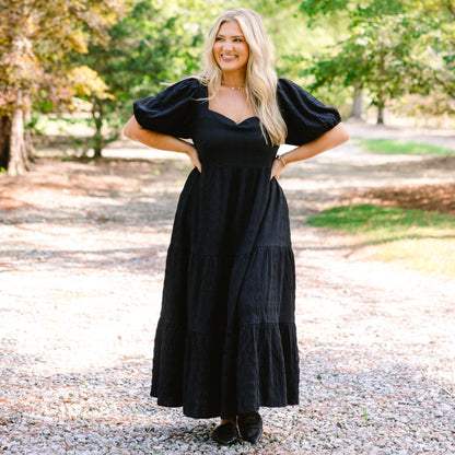 Vestido Let's Get Away, Negro