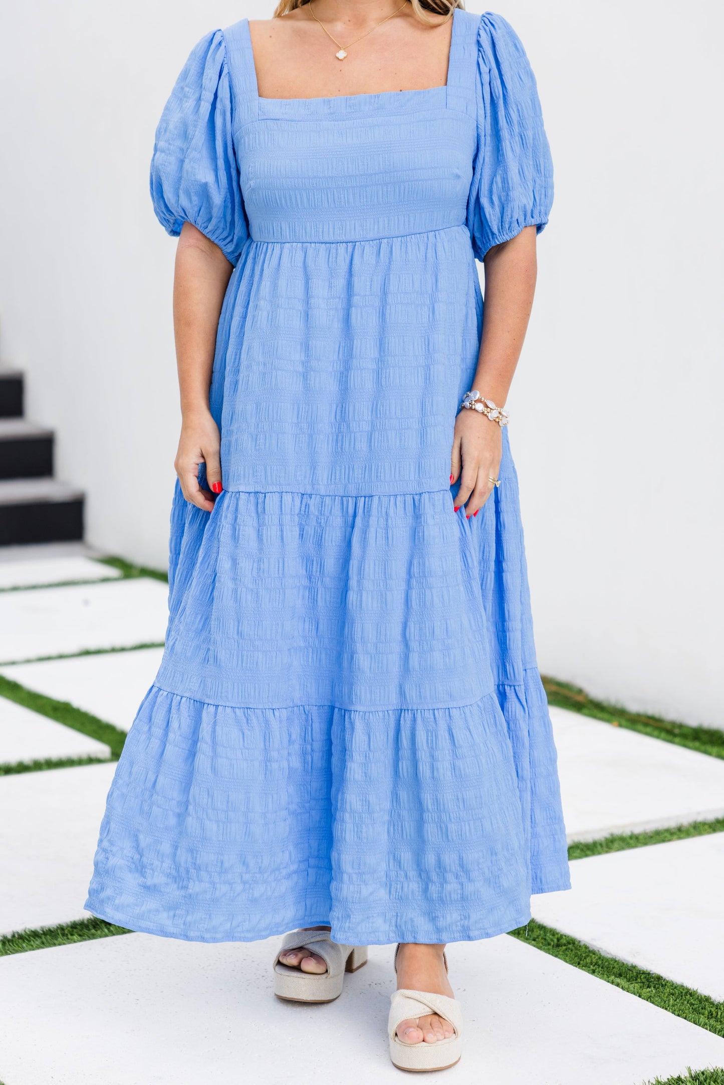 Vestido Let's Get Away, Azul Claro