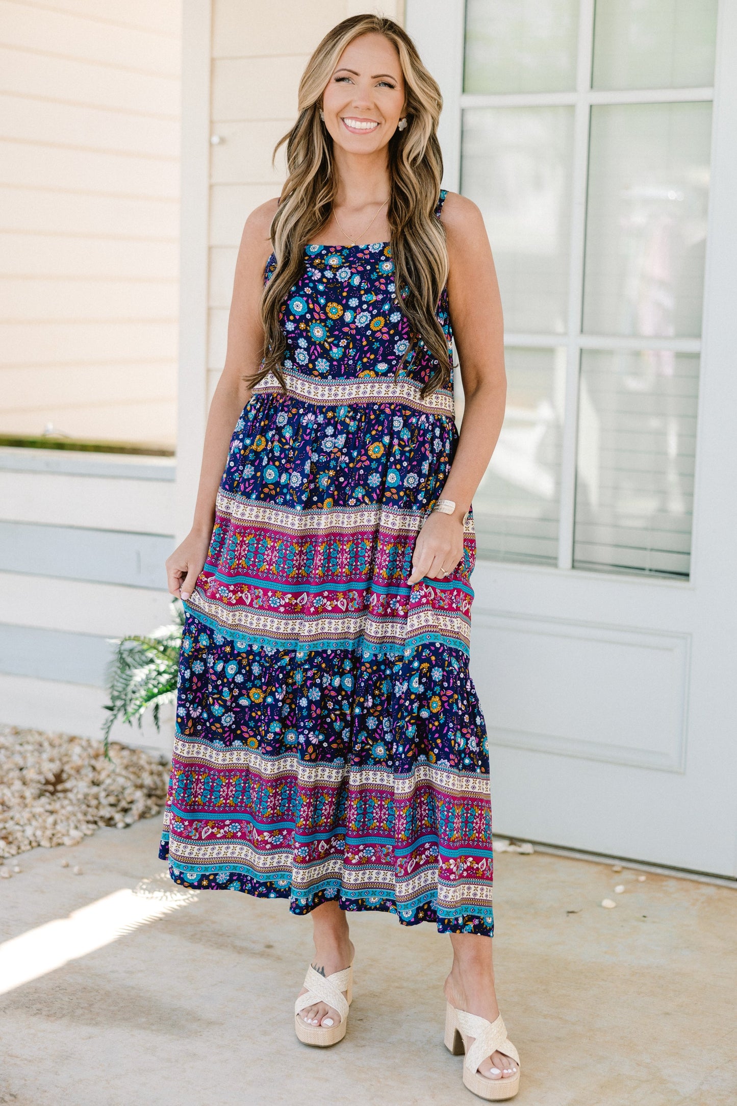 Vestido Vida Vivida, Mezcla de Zafiro