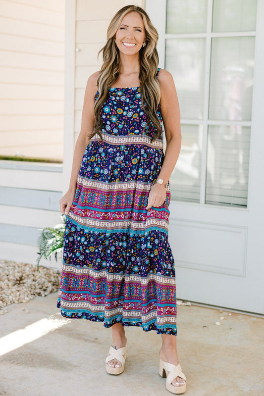 Vestido Vida Vivida, Mezcla de Zafiro