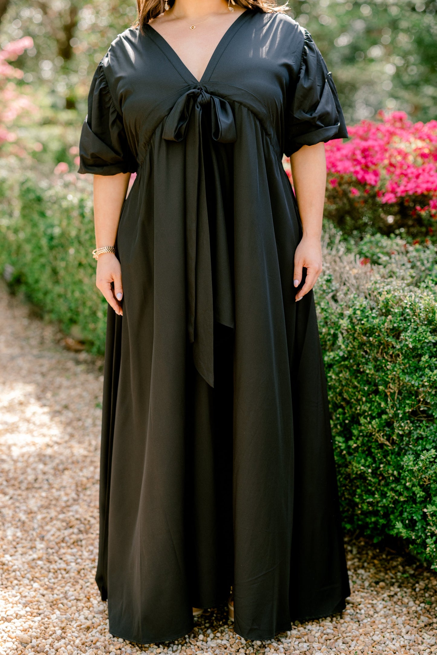 Vestido Maxi Mirándome, Negro