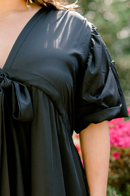 Vestido Maxi Mirándome, Negro