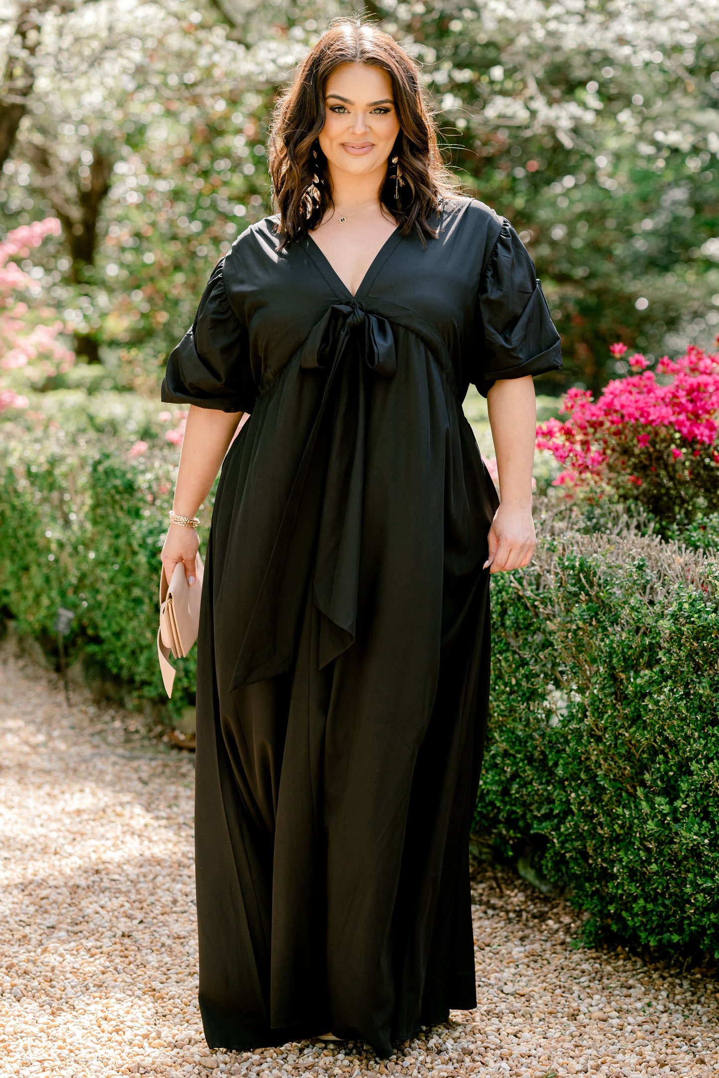 Vestido Maxi Mirándome, Negro