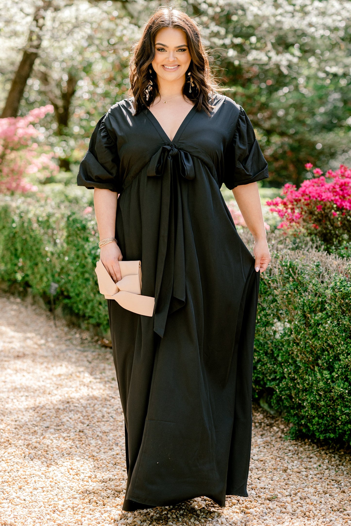 Vestido Maxi Mirándome, Negro