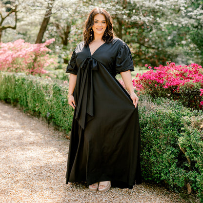 Vestido Maxi Mirándome, Negro