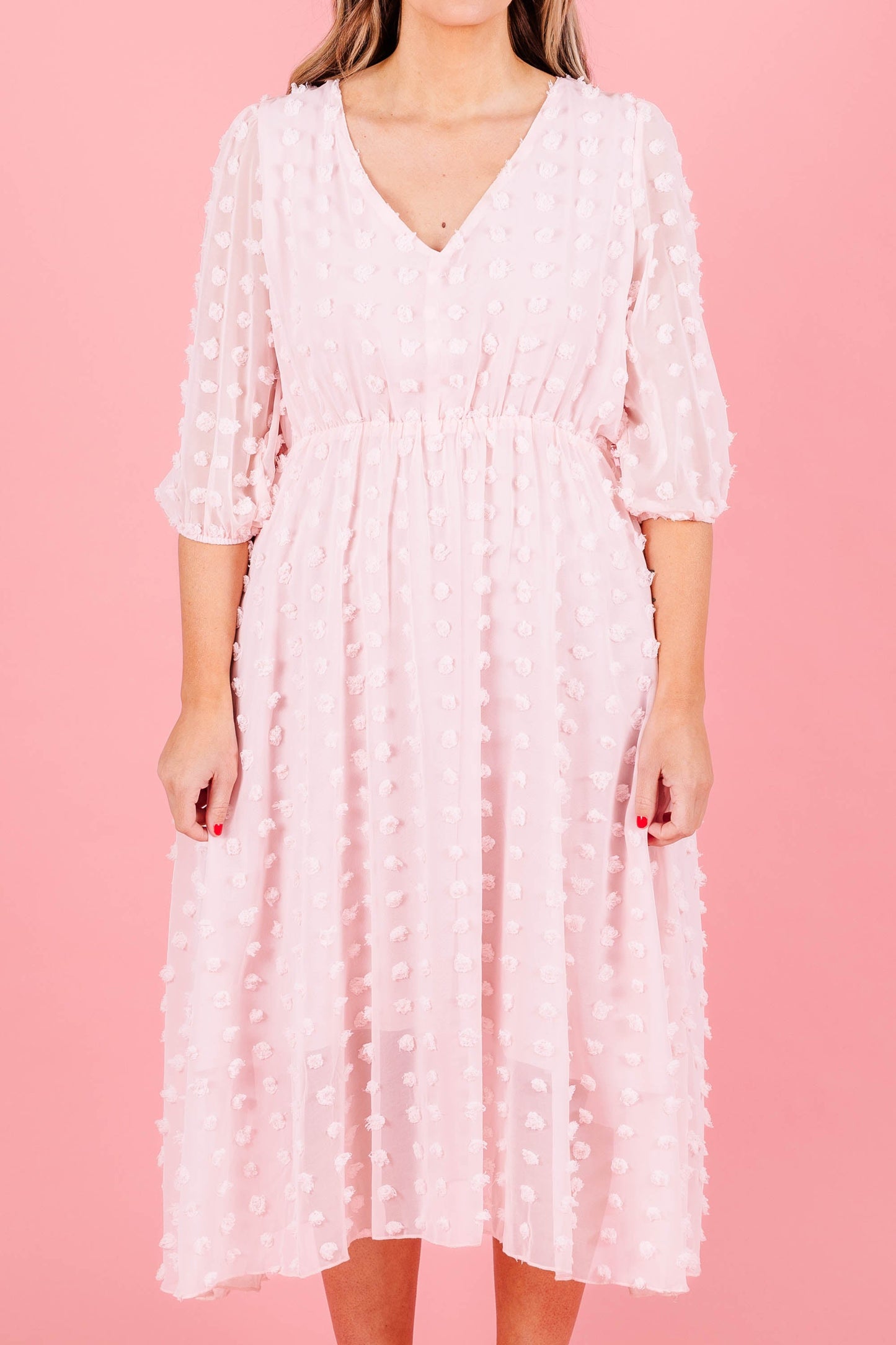 Vestido Chic, Rosa