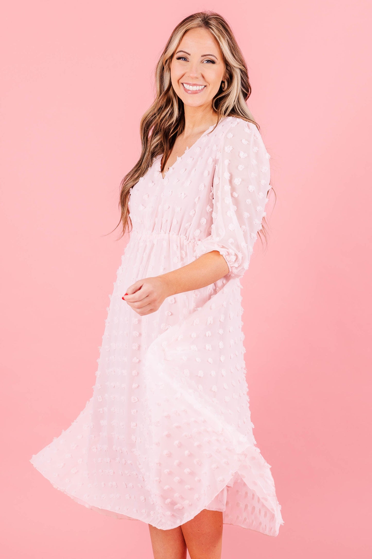 Vestido Chic, Rosa
