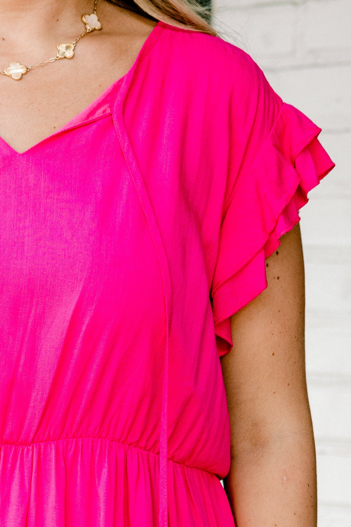 Vestido Ámame o Déjame, Rosa Fucsia