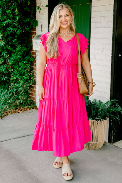 Vestido Ámame o Déjame, Rosa Fucsia