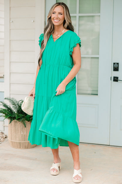 Vestido Ámame o Déjame, Verde Teal
