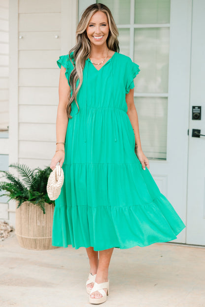 Vestido Ámame o Déjame, Verde Teal