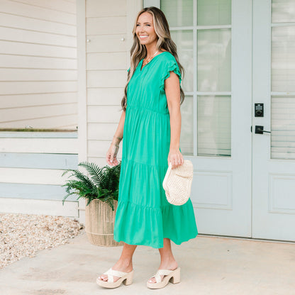 Vestido Ámame o Déjame, Verde Teal