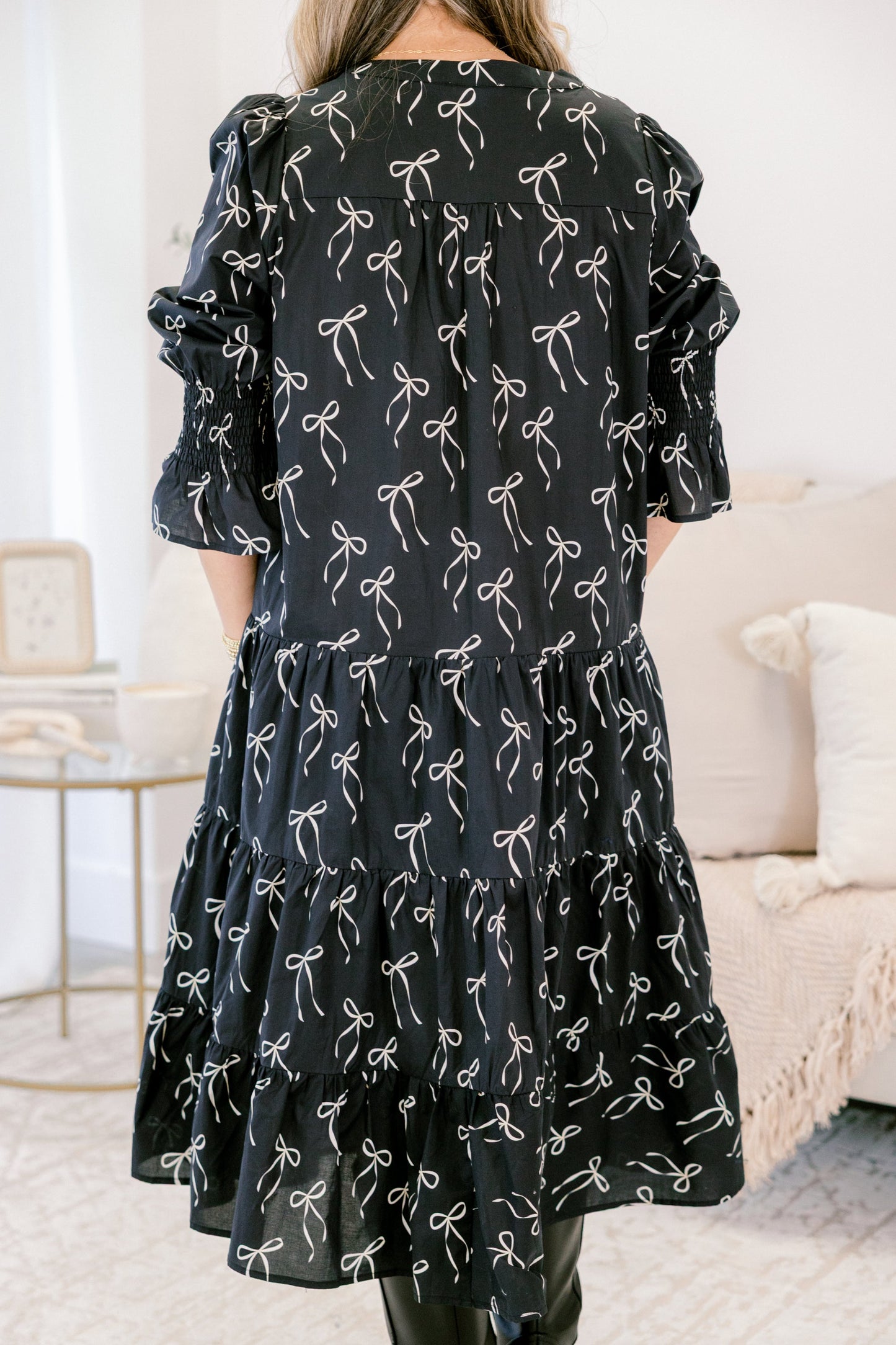 Vestido Love You So, Lazo Negro