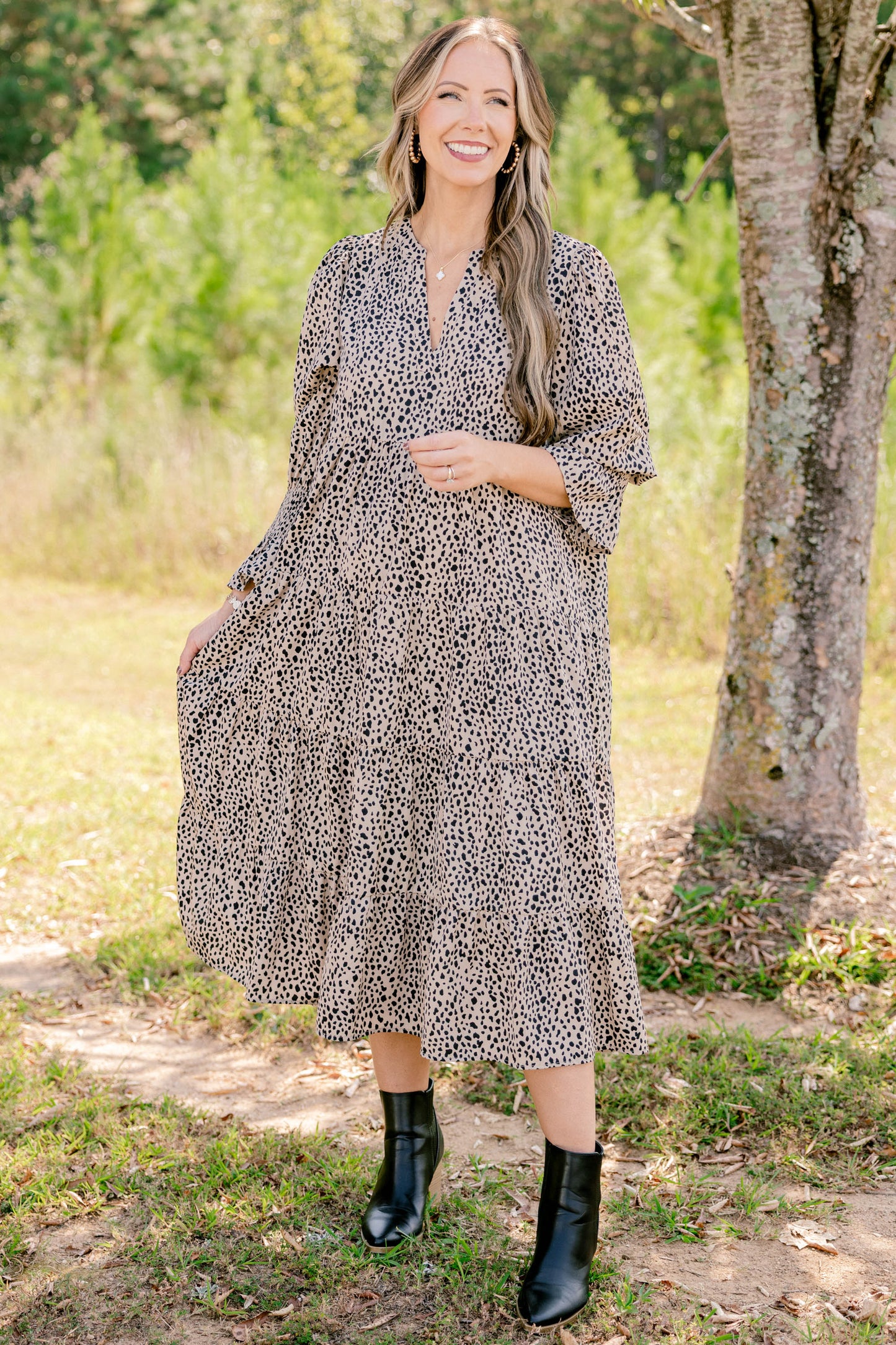 Vestido Love You So, Leopardo Marrón