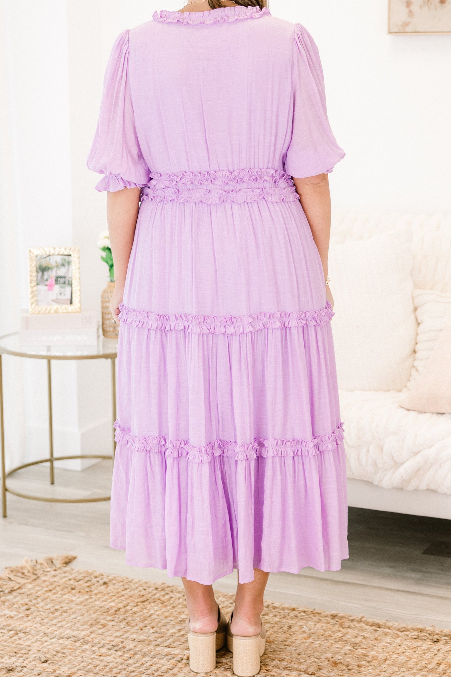Vestido Maxi Haciendo Una Declaración, Lila