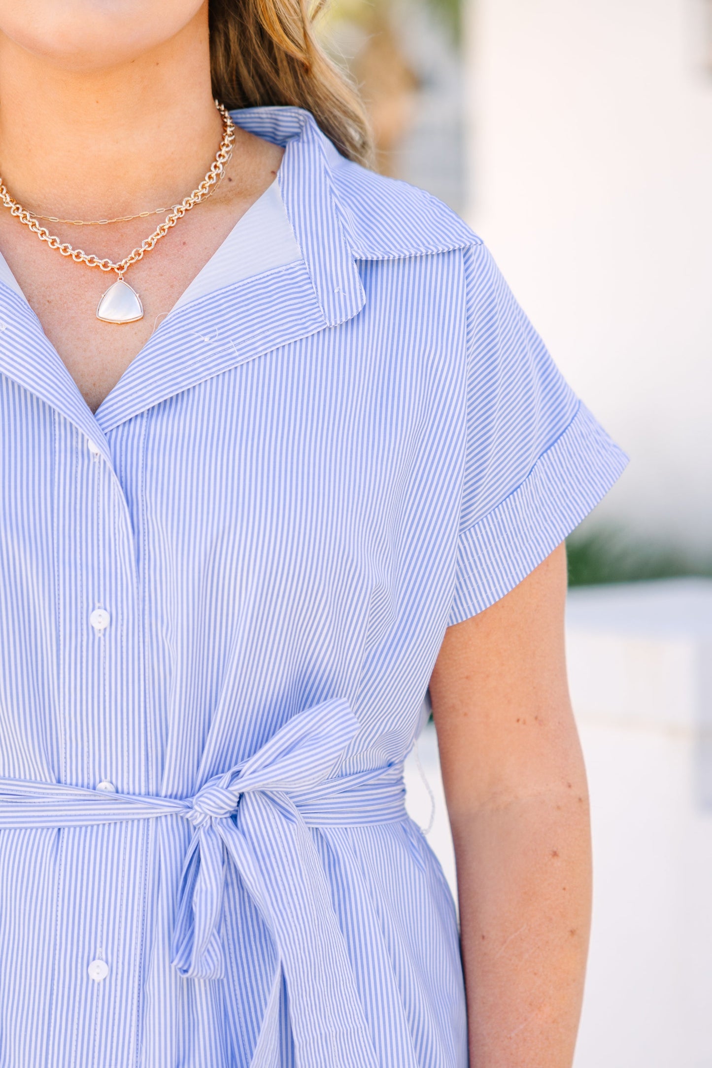 Vestido Haciendo Olas, Azul