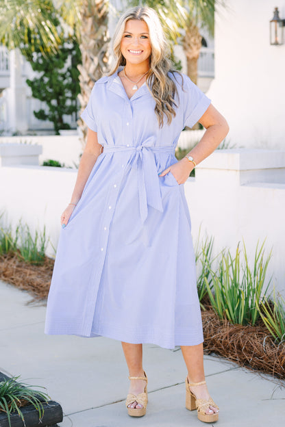Vestido Haciendo Olas, Azul
