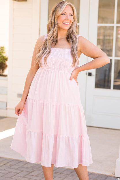 Conóceme Junto a las Azaleas Vestido, Rosa Claro