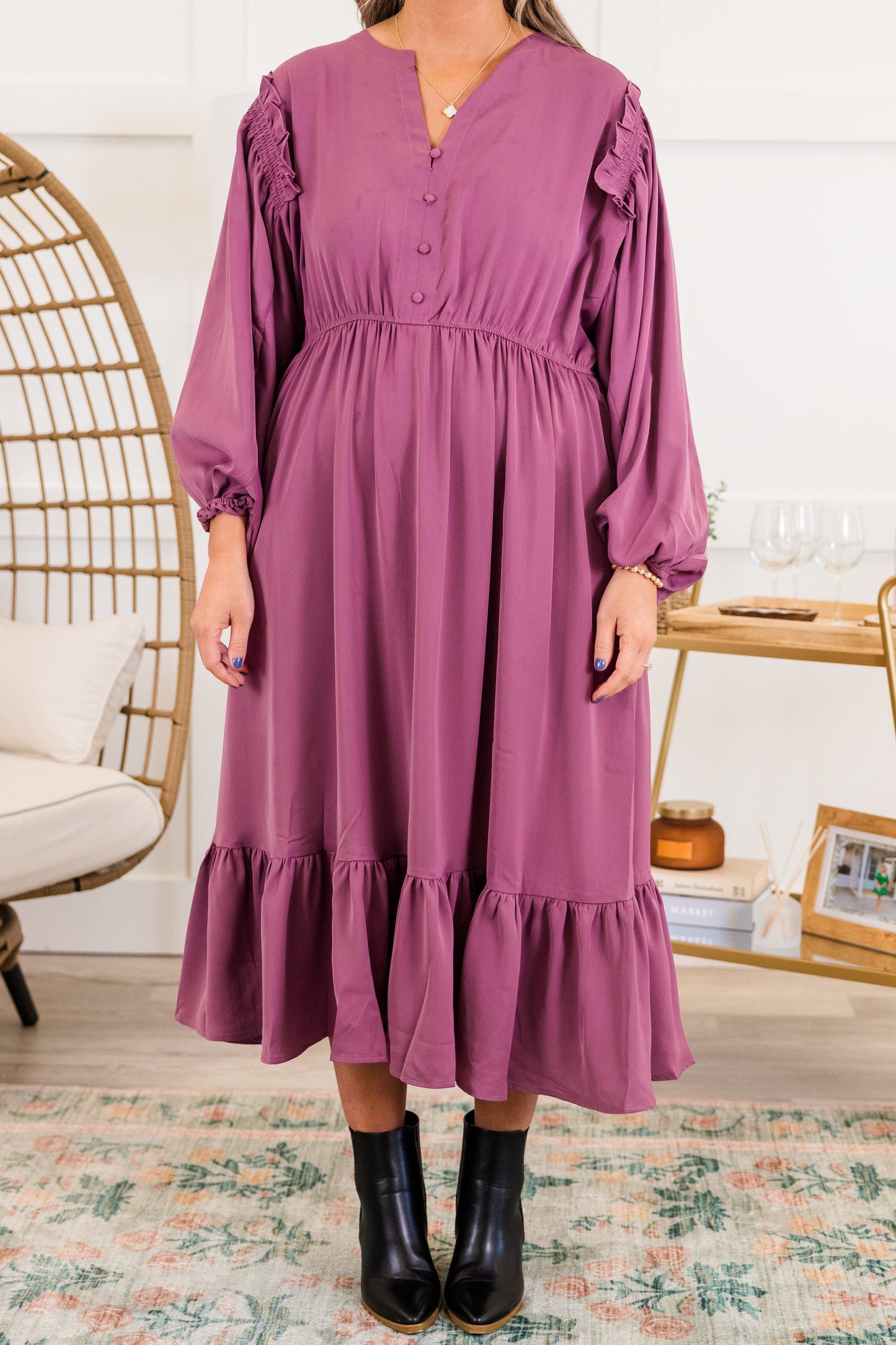 Vestido Memoriza Hoy, Berenjena