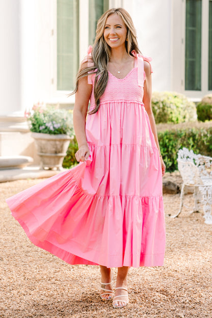 Vestido Jardín de Medianoche, Rosa